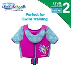 Kids' Deluxe Swim Trainer Vest With Collar -Swimline Store 5665917108392 pinkblue 5a