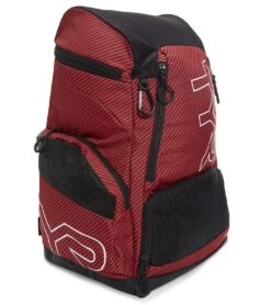 TYR Alliance 45L Team Carbon Print Backpack -Swimline Store 5666288238760 red 3a