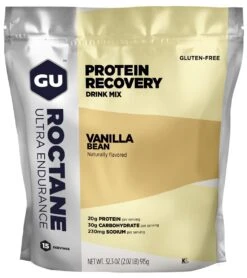 Gu Roctane Protein Recovery Mix ( 15 Serving Pouch ) -Swimline Store 5666609627304 vanilla