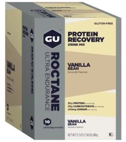 Gu Roctane Protein Recovery Mix ( 10 Single Serve Packs) -Swimline Store 5666610446504 vanilla 2a