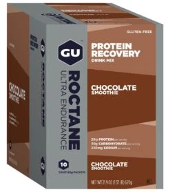 Gu Roctane Protein Recovery Mix ( 10 Single Serve Packs) -Swimline Store 5666610577576 chocolate 2a