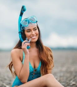 CRESSI Ikarius Mask And Orion Snorkel Set -Swimline Store 5666875408552 cobalt 4a