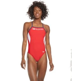 Speedo Lifeguard Energy Back One Piece Swimsuit -Swimline Store 5667052847272 usred 4a