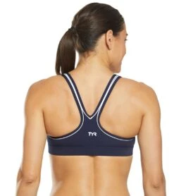 TYR Women's Guard Lyn Racerback Swimsuit Top -Swimline Store 5667160883368 navy 3a