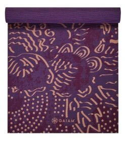 Gaiam Mulberry Cluster Classic Yoga Mat 68" 4mm 5 Gaiam Mulberry Cluster Classic Yoga Mat 68" 4mm -Swimline Store 5667309879464 mulberrycluster 3a