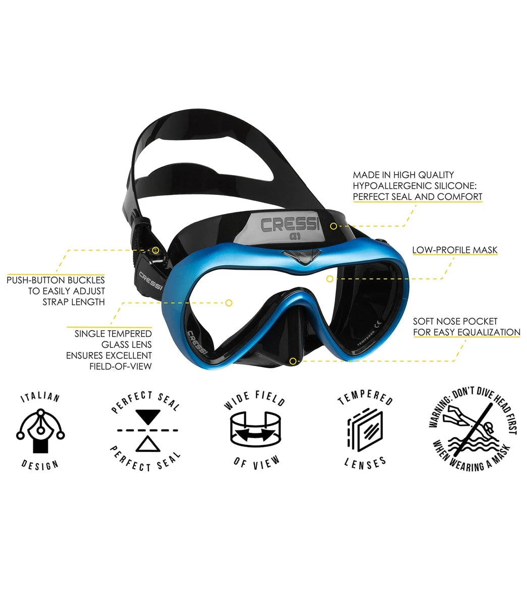 CRESSI Liberty Duo Scuba Mask 5 CRESSI Liberty Duo Scuba Mask - Image 5