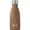 Teakwood 9oz Stainless Steel Water Bottle