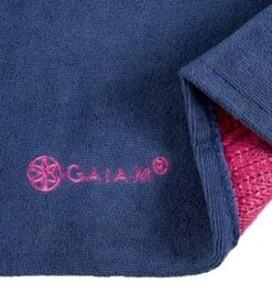 Gaiam Grippy Yoga Mat Towel -Swimline Store 5668994089128 estatebluefuchiared 4a