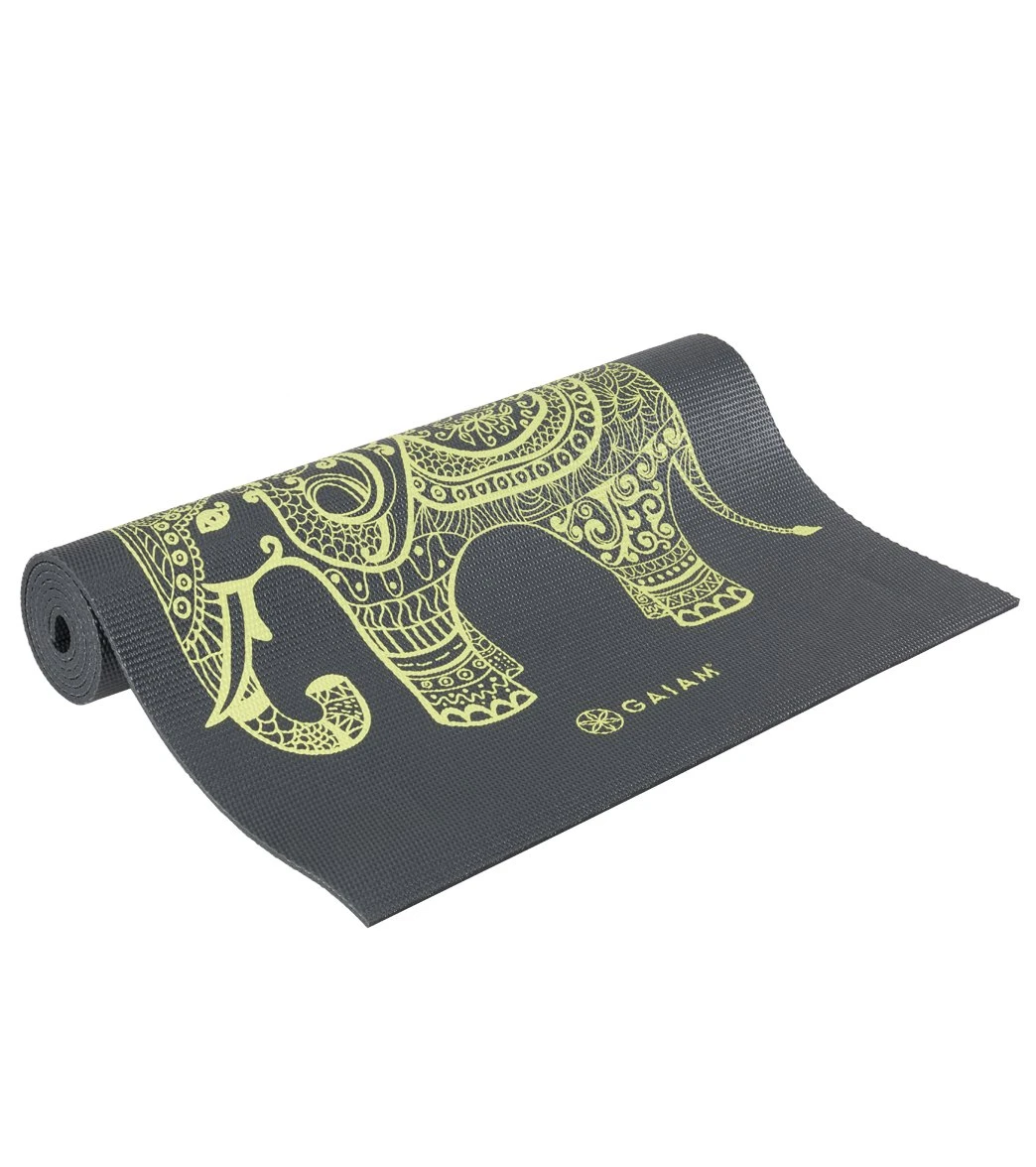 Gaiam Tribal Wisdom Printed Yoga Mat 68" 6mm Extra Thick 2 Gaiam Tribal Wisdom Printed Yoga Mat 68" 6mm Extra Thick - Image 2