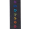 Gaiam Black Chakra Printed Yoga Mat 68" 6mm