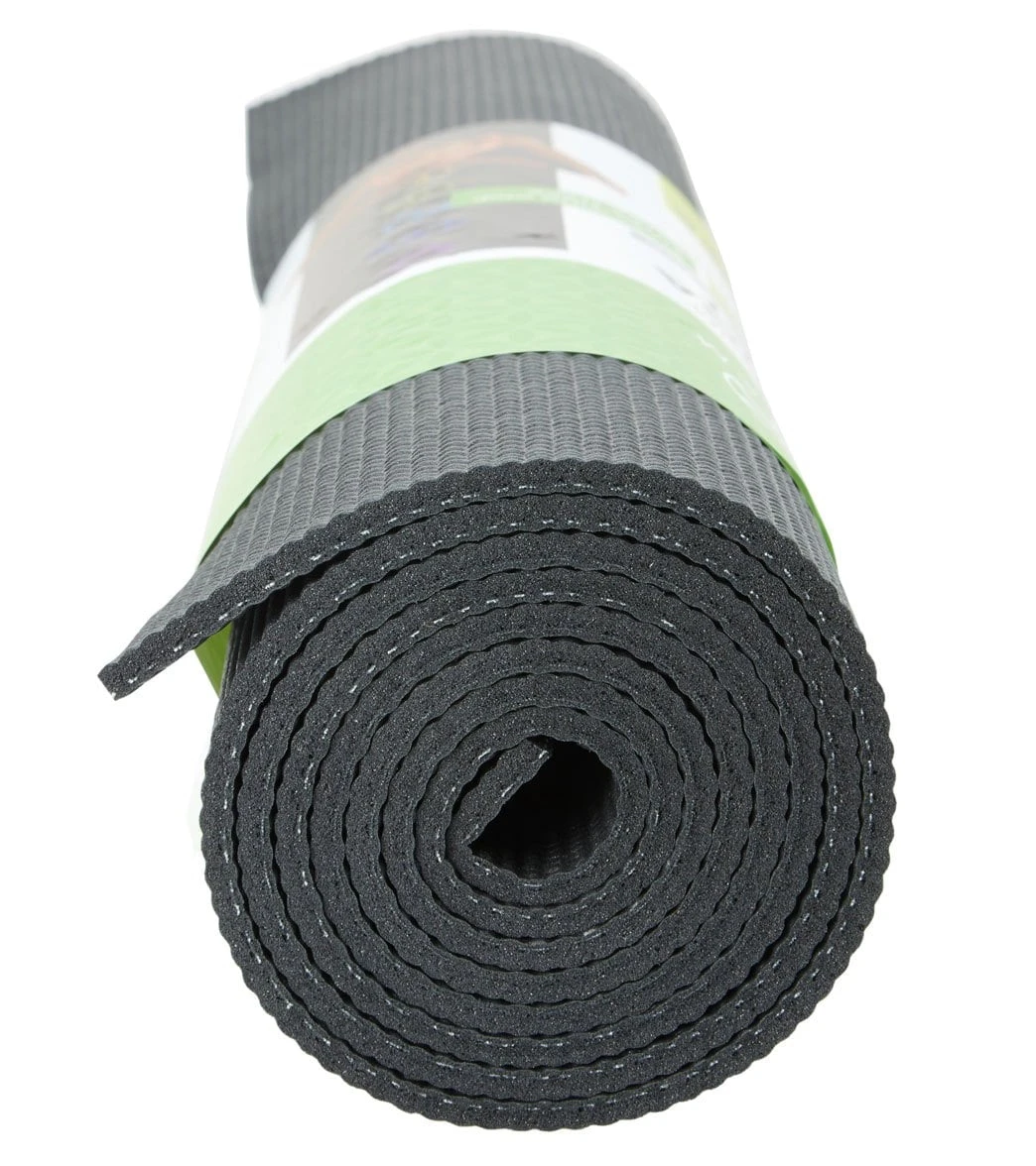 Gaiam Black Chakra Printed Yoga Mat 68" 6mm 3 Gaiam Black Chakra Printed Yoga Mat 68" 6mm - Image 3