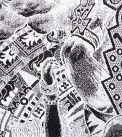 Mayan Calendar Blanket -Swimline Store 5669625200808 blackwhite 4a