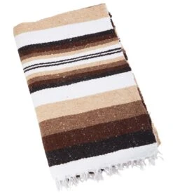 Natural Two Color Extra Fancy Diamond Yoga Blanket