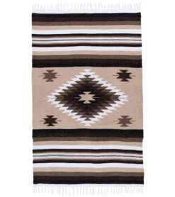 Natural Two Color Extra Fancy Diamond Yoga Blanket -Swimline Store 5669625528488 blacknatural 3a