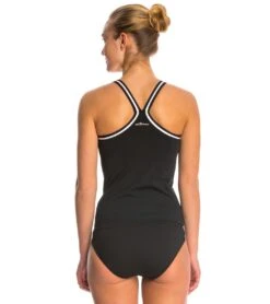 Lifeguard Tankini Swimsuit Top -Swimline Store 5670068125864 guardblack 3a