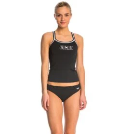 Lifeguard Tankini Swimsuit Top -Swimline Store 5670068125864 guardblack 4a