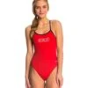 Lifeguard Varsity Solid One Piece Swimsuit