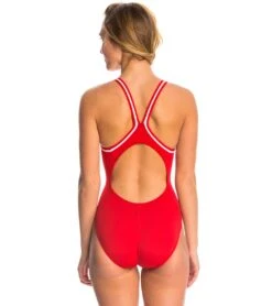 Lifeguard DBX Back One Piece Swimsuit -Swimline Store 5670079824040 guardred 3a