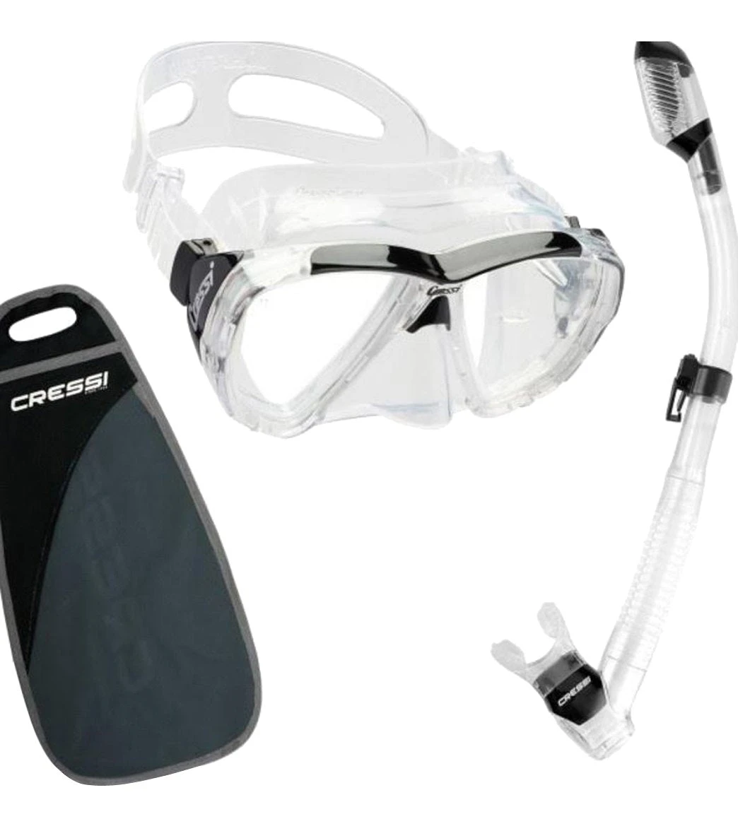 CRESSI Scuba Big Eyes Mask & Dry Snorkel Set 1 CRESSI Scuba Big Eyes Mask & Dry Snorkel Set