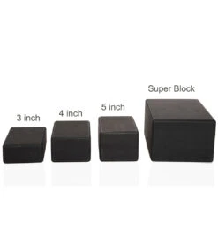 5 Inch Foam Yoga Block -Swimline Store 5670665093288 black 5a