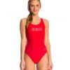 Lifeguard Female Solid HP Back One Piece Swimsuit