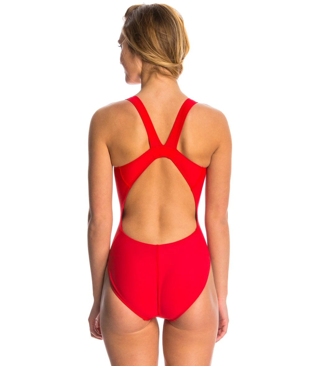 Lifeguard Female Solid HP Back One Piece Swimsuit 3 Lifeguard Female Solid HP Back One Piece Swimsuit - Image 3