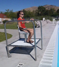 Spectrum Torrey II 48" Guard Chair 1.90 X .065 -Swimline Store 5671871545512 5