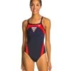 Lifeguard Splice Butterfly Back One Piece Swimsuit