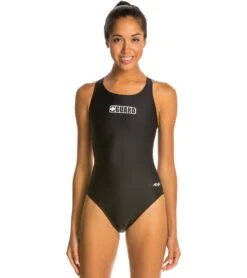 Female Lifeguard Logo HP Back One Piece Swimsuit