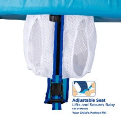 Self-Inflating Fabric Baby Boat With Canopy -Swimline Store 5677743603880 blue 4a