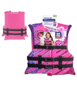 Kids' USCGA 3 Buckle Personal Flotation Device (50-90 Lbs.) -Swimline Store 5677746651304 pink 5a