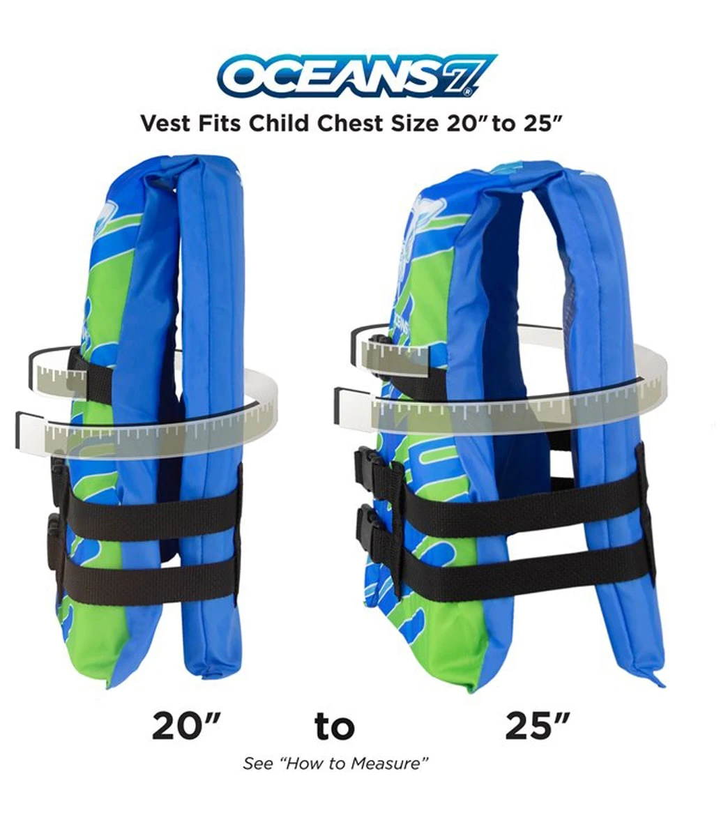 Kids' USCGA 3 Buckle Personal Flotation Device (30-50 Lbs.) 4 Kids' USCGA 3 Buckle Personal Flotation Device (30-50 Lbs.) - Image 4