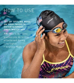 FINIS Amnis Stream Headphones 18 FINIS Amnis Stream Headphones -Swimline Store 5678022426792 black 9a