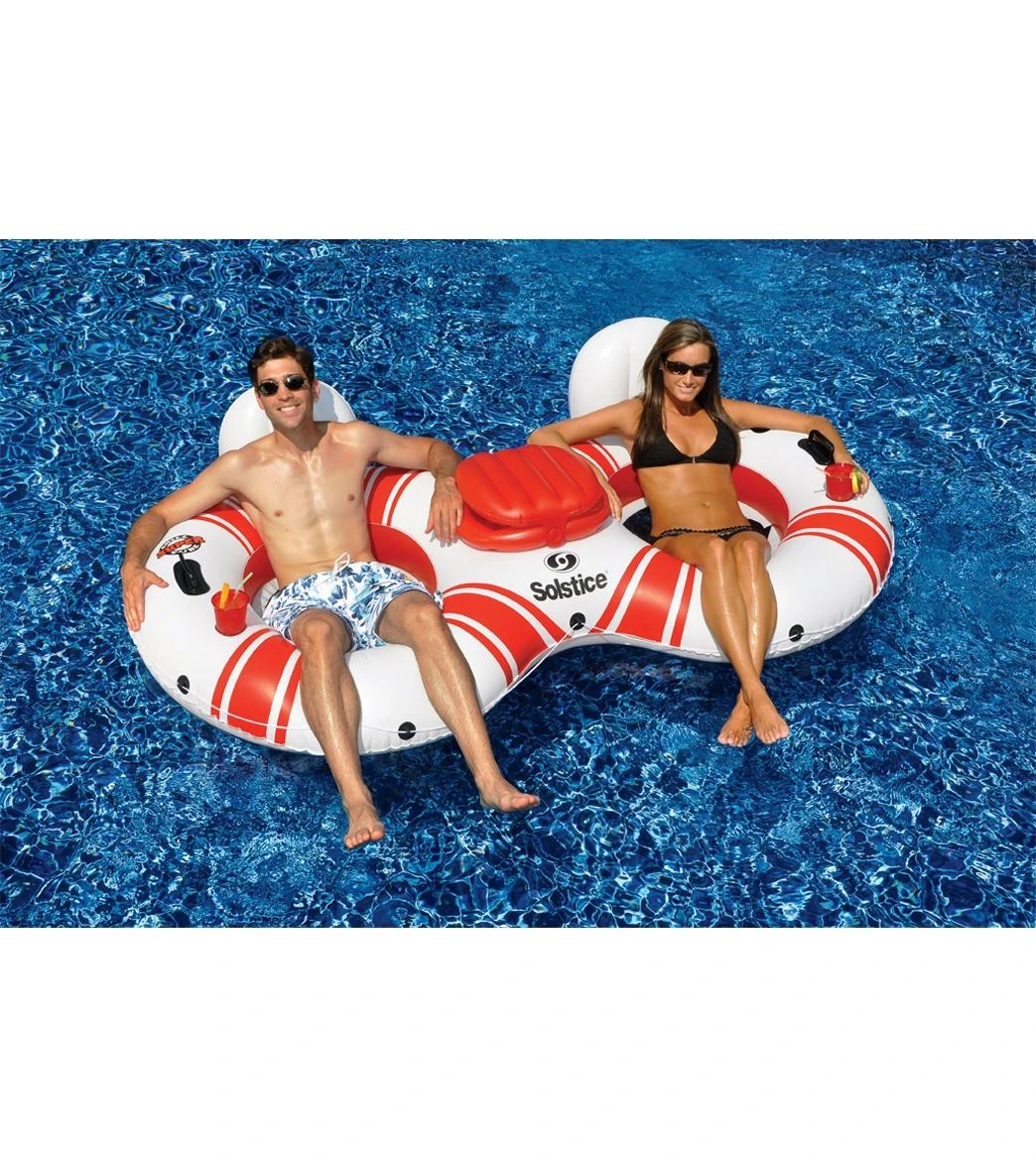 Swimline Solstice Super Chill River Tube Double W/ Cooler 1 Swimline Solstice Super Chill River Tube Double W/ Cooler