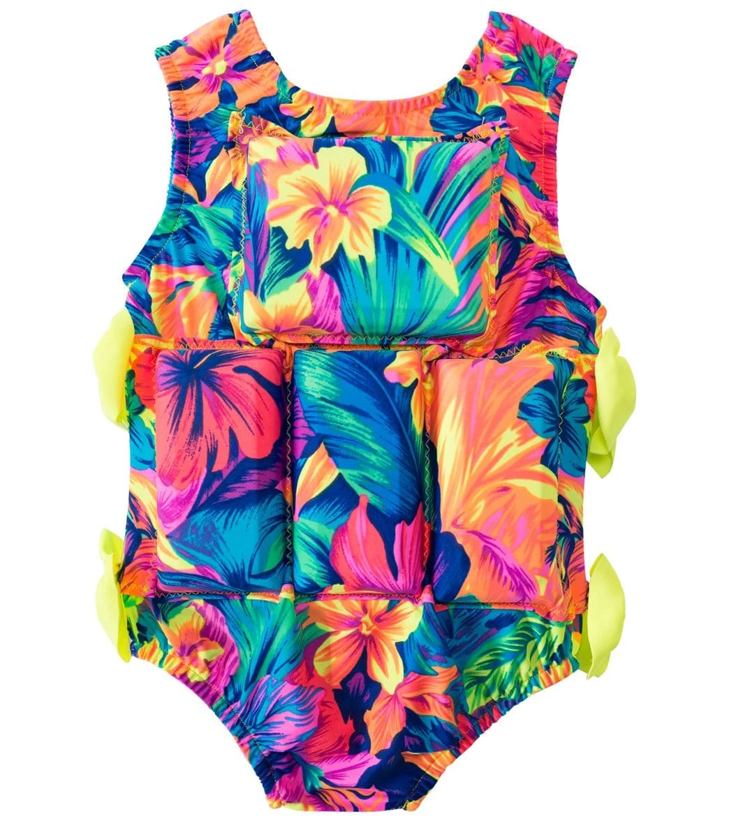 Girls' Tahitian Floral Floatation Swimsuit 2 Girls' Tahitian Floral Floatation Swimsuit - Image 2