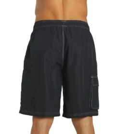 Guard Men's Hybrid Cargo Swim Trunk -Swimline Store 6215349665960 black 7a