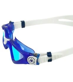 AQUASPHERE Kayenne Titanium Mirrored Lens Goggle -Swimline Store 6215489454248 bluemirroredlensdarkbluewhite 5a