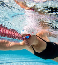 AQUASPHERE Kayenne Mirrored Lens Goggle -Swimline Store 6215489978536 bluemirroredlensredwhite 7a