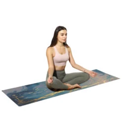 Ajna Rubber Yoga Mat 72" 3mm -Swimline Store 6635510726824 blue 4a