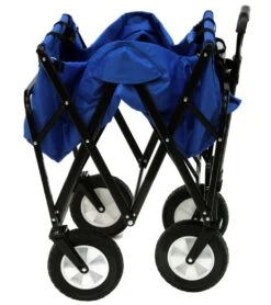 Collapsible Folding Outdoor Utility Wagon 12 Collapsible Folding Outdoor Utility Wagon -Swimline Store 6848915898536 blue 5a