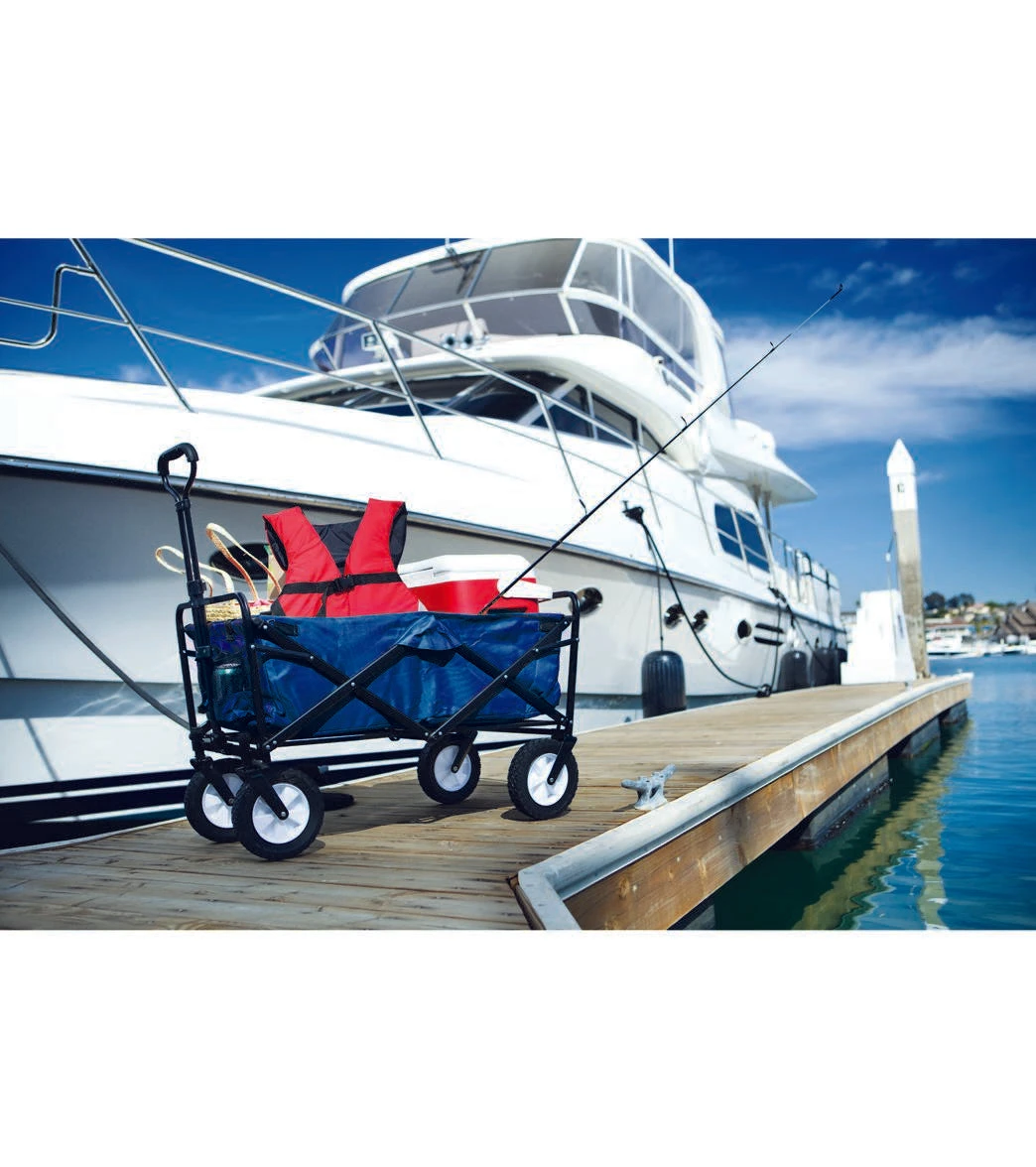 Collapsible Folding Outdoor Utility Wagon 8 Collapsible Folding Outdoor Utility Wagon - Image 8