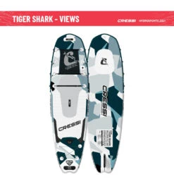 CRESSI Tiger Shark Multitask 10’2’’ Inflatable SUP Set 26 CRESSI Tiger Shark Multitask 10’2’’ Inflatable SUP Set -Swimline Store 6856350367912 greyblackcammo 12a
