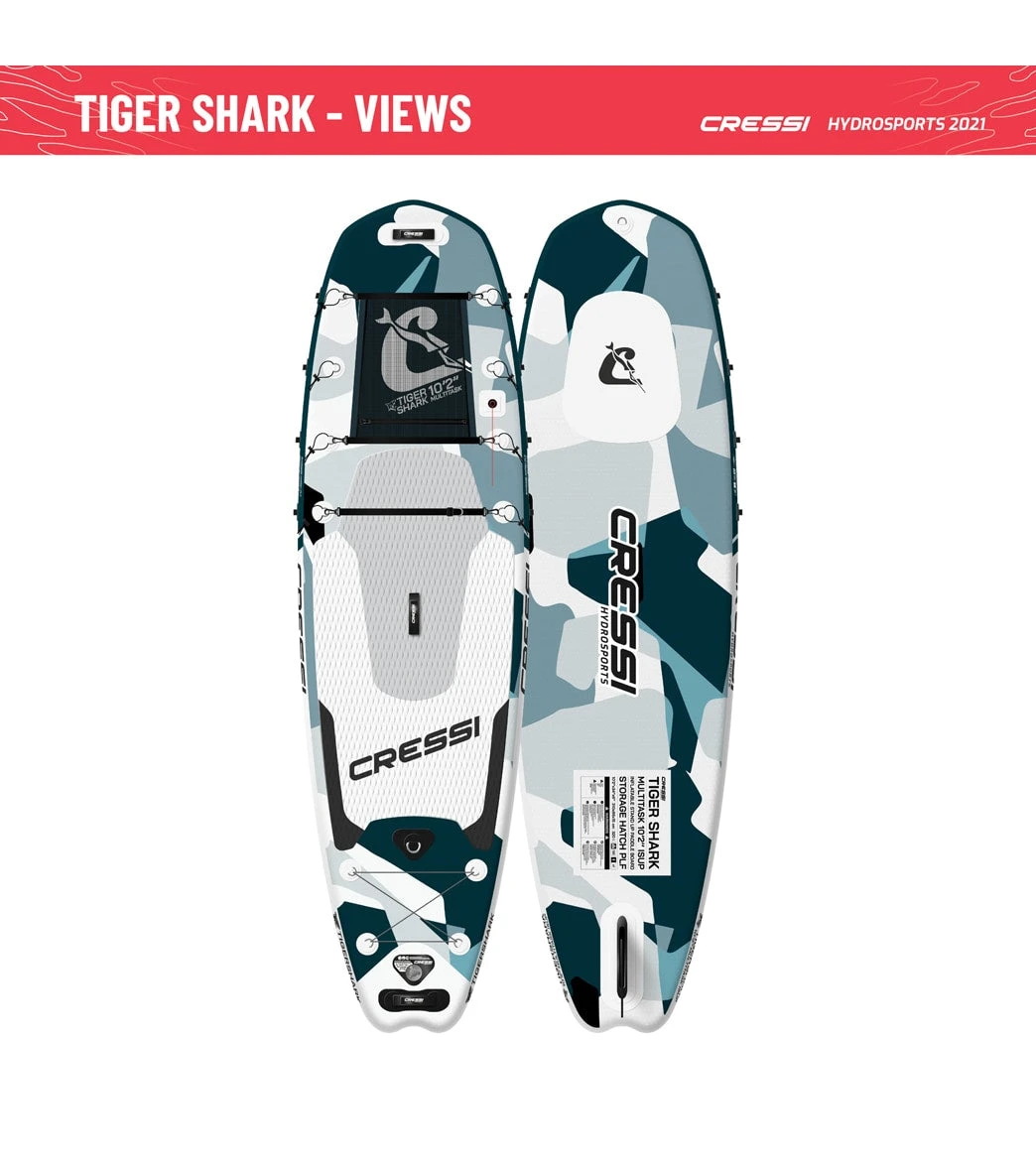 CRESSI Tiger Shark Multitask 10’2’’ Inflatable SUP Set 12 CRESSI Tiger Shark Multitask 10’2’’ Inflatable SUP Set - Image 12
