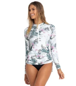 Women's Sofia Long Sleeve Gathered Rash Guard