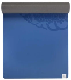 Gaiam 5mm Dry Grip Yoga Mat 2.0 -Swimline Store 7009120944296 blue 3a