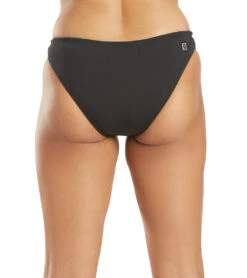 Women's Andy Solid Bikini Bottom -Swimline Store 7012320084136 black 3a