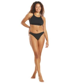 Women's Andy Solid Bikini Bottom -Swimline Store 7012320084136 black 4a