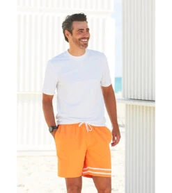 Men's Short Sleeve Rash Guard -Swimline Store 7030197158056 white 3a