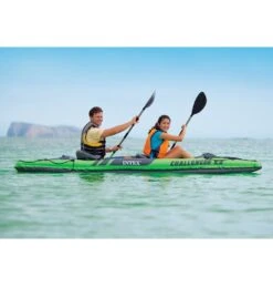 Intex Challenger K2 Kayak W/ 86" Aluminum Oars & High-Output Pump -Swimline Store 7159154147496 4