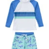 Boys' Minty Shark LS Baby Set (Baby, Toddler, Little Kid)